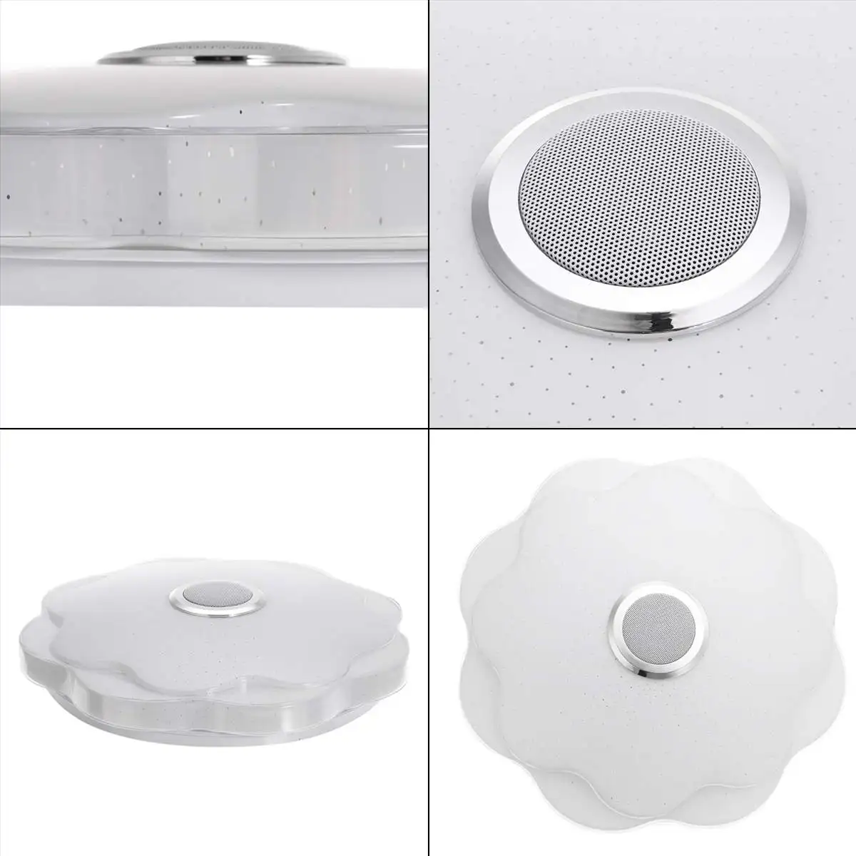 

200W 3D Modern RGB LED Ceiling Lights Home lighting APP bluetooth Music Light Bedroom Lamps Smart Ceiling Lamp+Remote Control