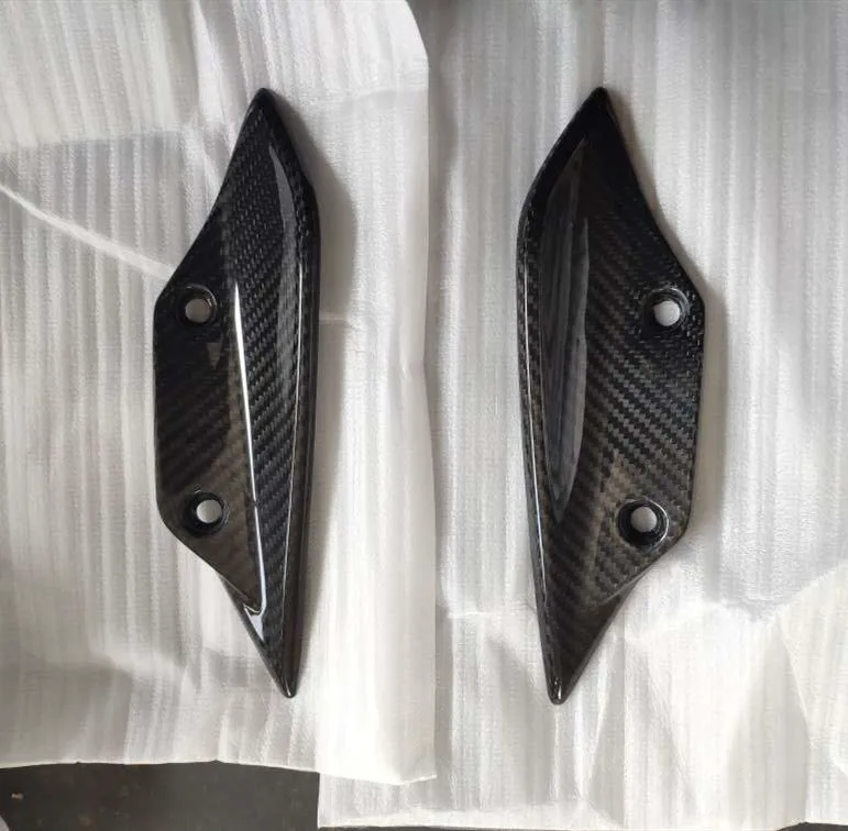 100% Настоящее углеродное волокно переднее крыло спойлер Крылья обтекатель