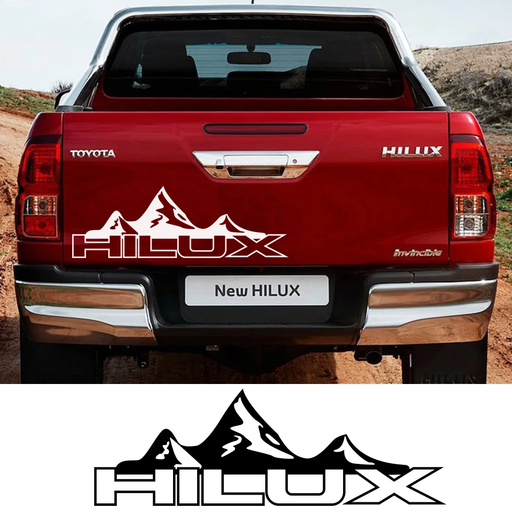 Автомобильная дверная Наклейка для Toyota Hilux Revo Vigo задний багажник пикап горный