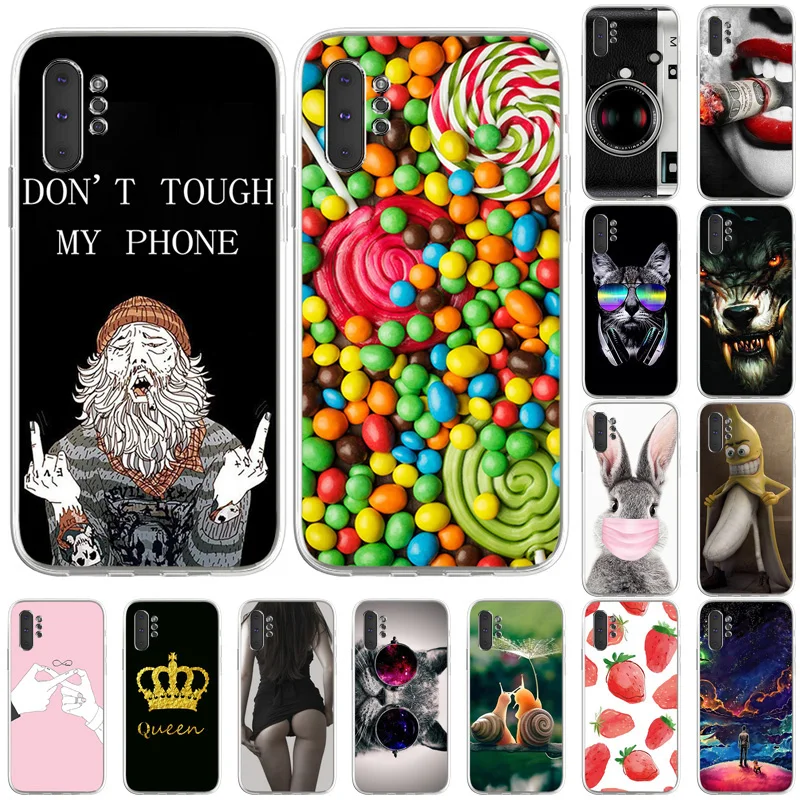 

Silicone Soft TPU Case For Samsung Note 10 Plus Case On Samsung Galaxy Note 10 Pro Cover Galaxy Note10 Plus 5G 10+ Shell Fundas