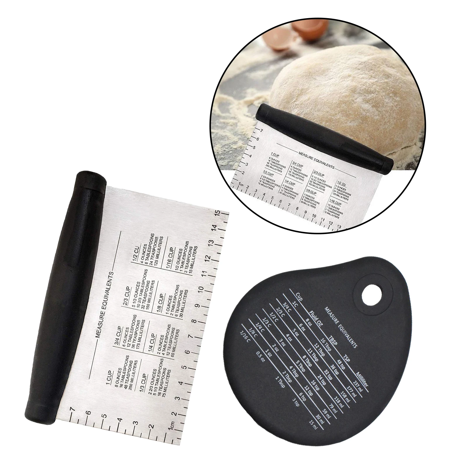 Резак для теста пиццы скребок точные весы резак из нержавеющей стали