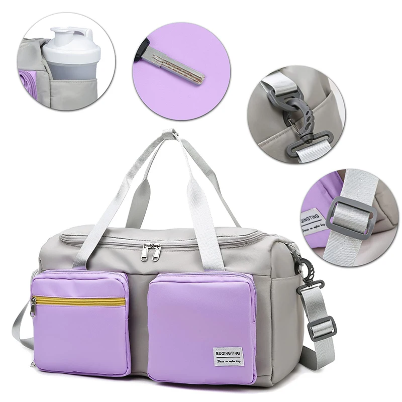 Женские спортивные сумки спортивная сумка тренировочная с отделением для обуви