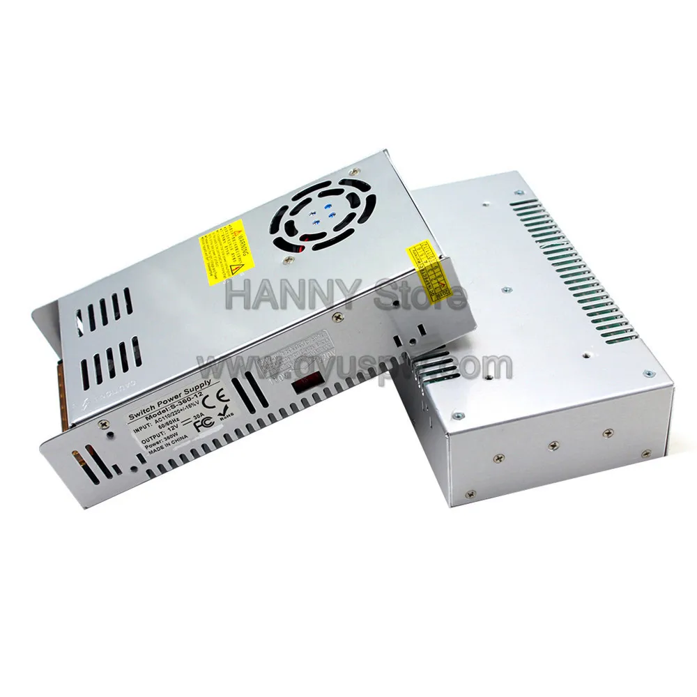 Variable Dc Power Supply 12V 30A 360W LED Driver Transformer AC To DC12V SMPS for LEDLighting Monitor CCTV 3D Printer | Обустройство