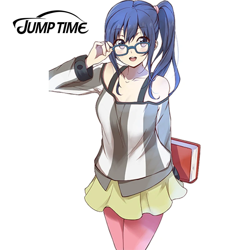 JumpTime 13 см x 7 9 Сексуальная аниме девушка автомобиля Стикеры Shirobako Имаи Мидори