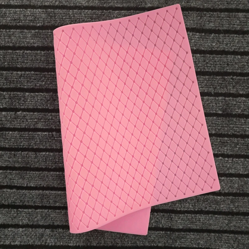 Кружевной силиконовый коврик DBS045 большого размера с сетчатым рисунком форма для