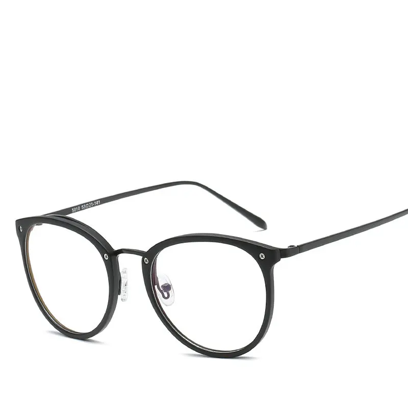 matte black wo мужские кошачьи Мультифокальные линзы, очки для чтения, мужские Модные Полуободковые прогрессивные очки, квадратные диоптрийные очки с коробкой FML - Цвет оправы: matte black