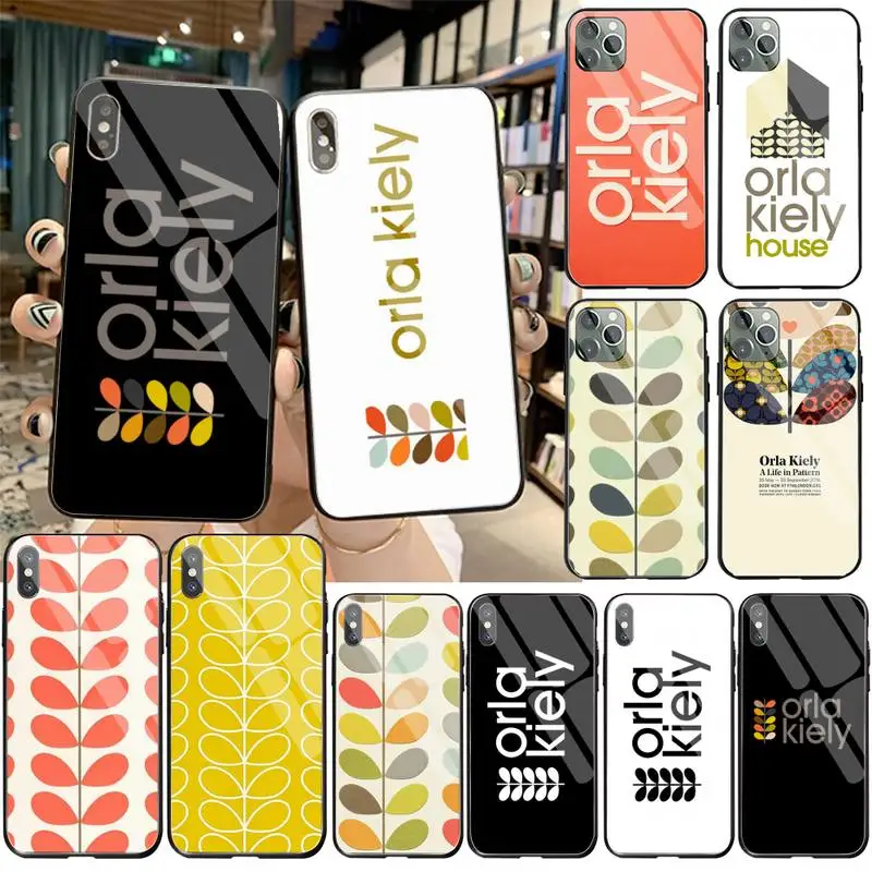 Милый чехол книжка Orla Kiely для iPhone 11 Pro XR XS MAX 8X7 6S 6 Plus SE 2020|Бамперы| |