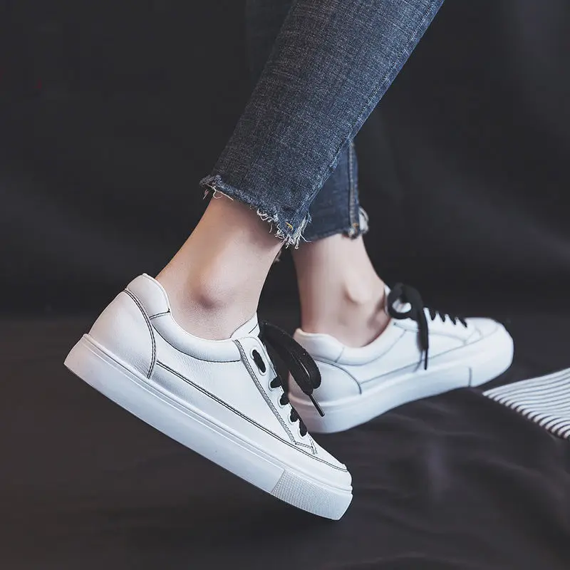 

Small White Shoes Women's 2021 New Women's Shoes Spring Joker Spring and Autumn Shoes Flat Shoes Woman Sneakers