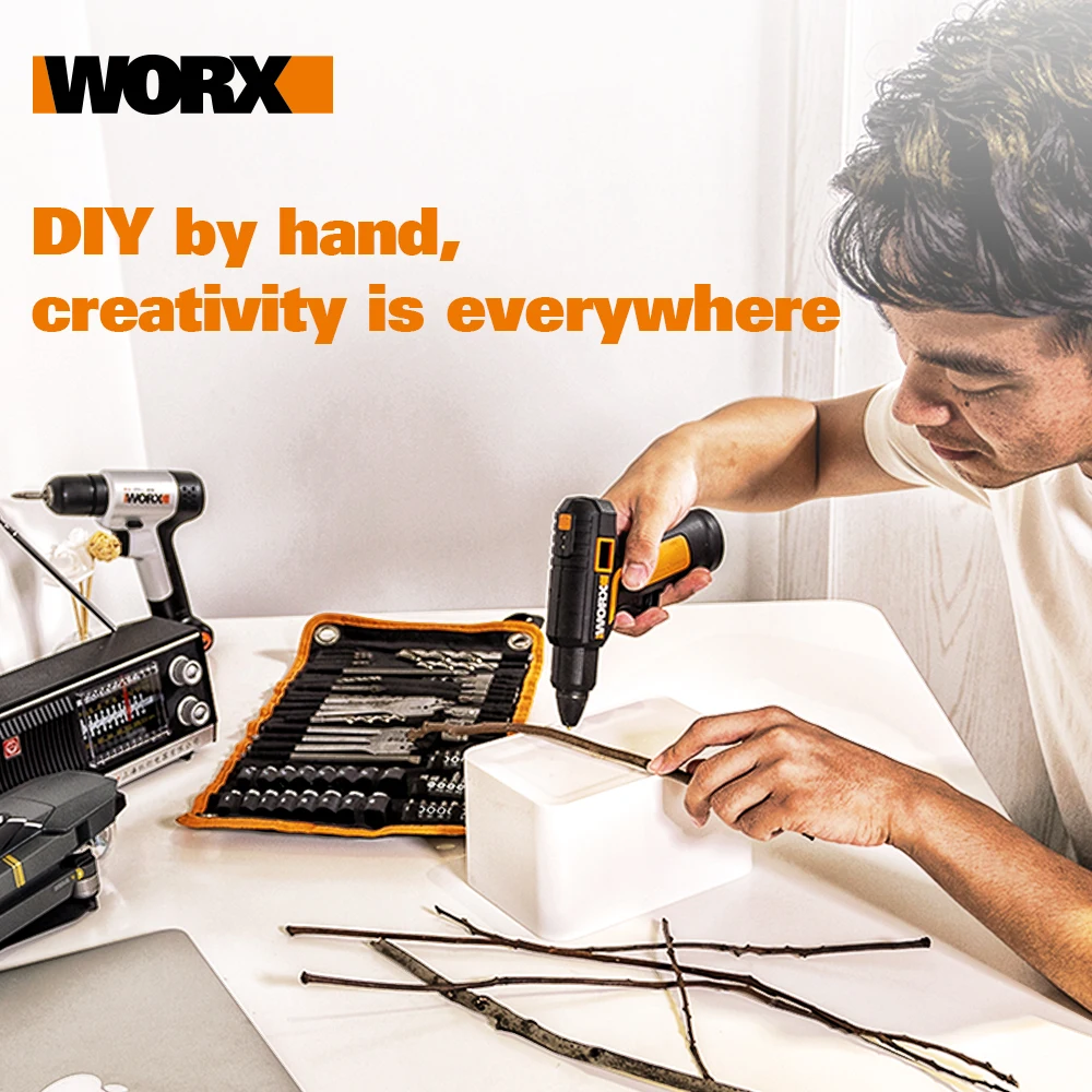 Worx 4V расплава горячего клея пушка WX890 электрического клеевого пистолета