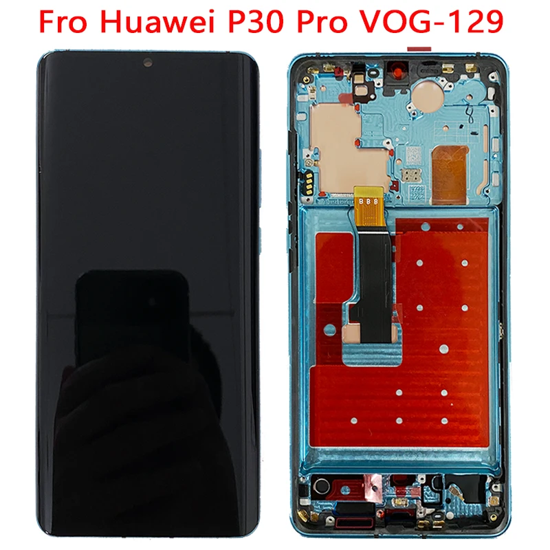 Оригинальный ЖК дисплей P30 Pro для Huawei с рамкой сенсорный экран дигитайзер в сборе