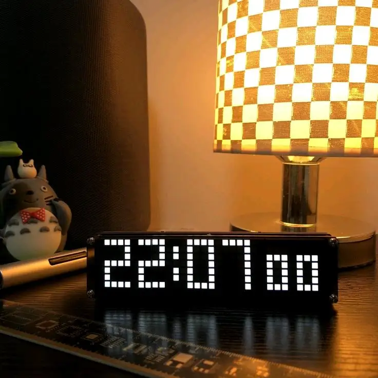 

Часы Pixel Clock V5 Wi-Fi, умный датчик рассесветильник ного света