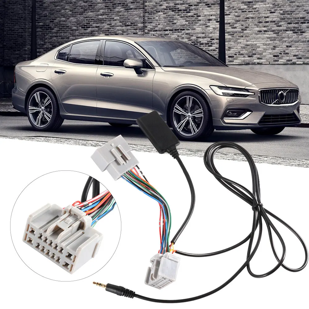 Портативный автомобильный аудио Bluetooth кабель для Volvo Авто Аудио разъем провод