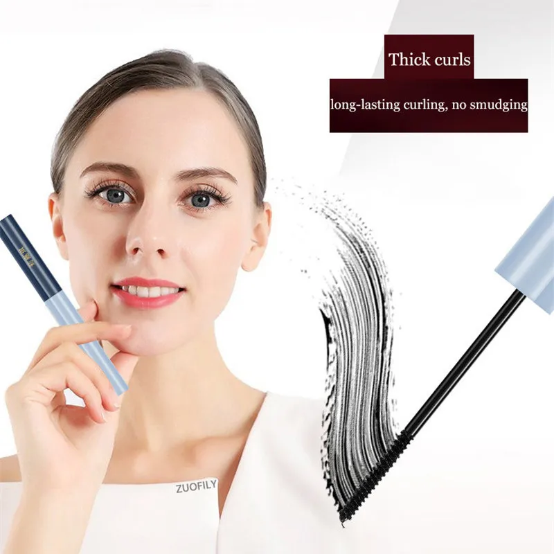 Крутящаяся тушь для ресниц ультратонкая маленькая тонкая густая крутящаяся