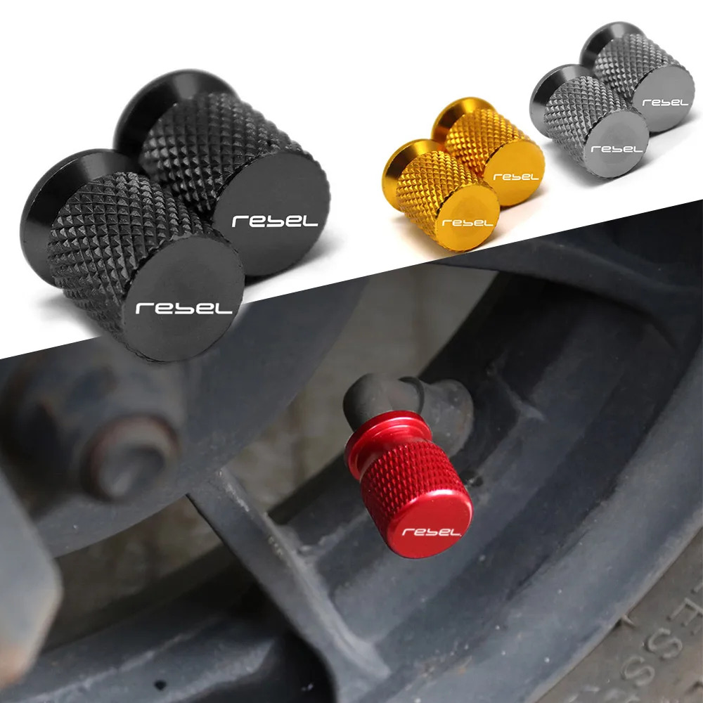 

For Honda Rebel 300 Rebel 500 CMX Rebel300 Rebel500 2017 2018 2019 2020 2021 Tyre Airtight Covers Wheel Tire Valve Air Port Caps