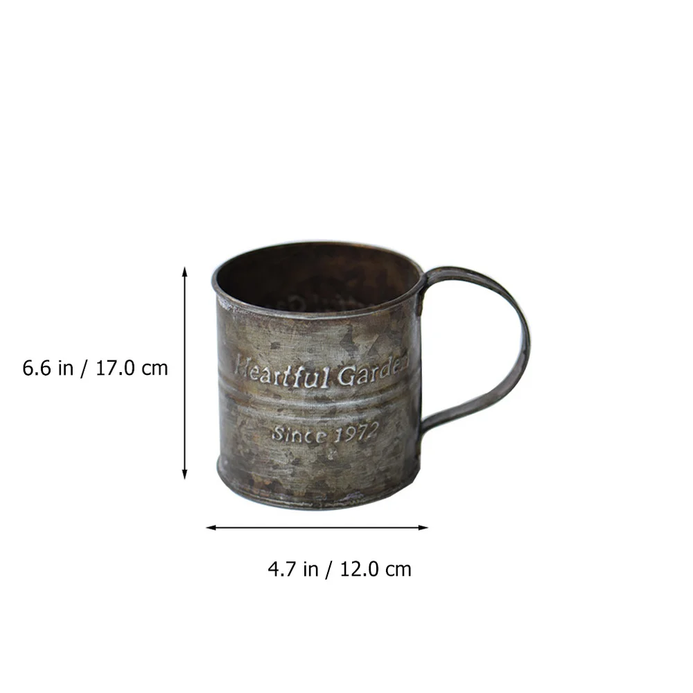 

Retro Flower Bucket Garden Countryside Home Decoration Creative Flower Container