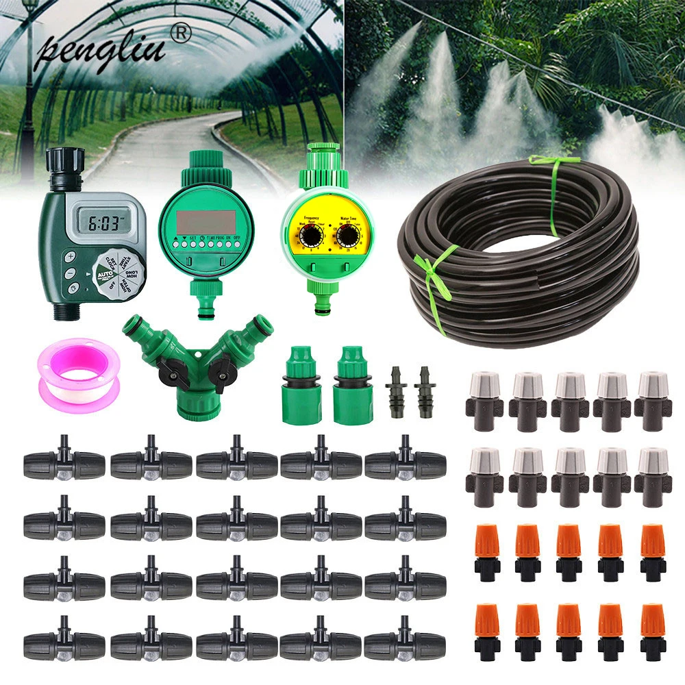 Комплект для полива сада шланг 8 / 11 мм система охлаждения орошение газона|Наборы