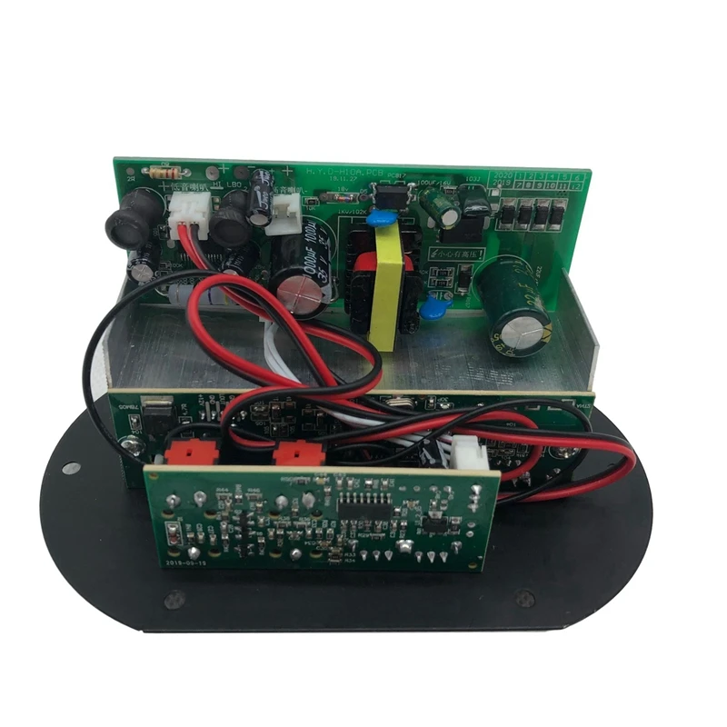 Моно сабвуфер усилитель плата двойной микрофон K Song Bluetooth 30-150 Вт для 6-10 дюймов