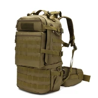 50l large capacity molle tactical backpacks military assault bags outdoor 3p travelling trekking camping hunting adventure pack