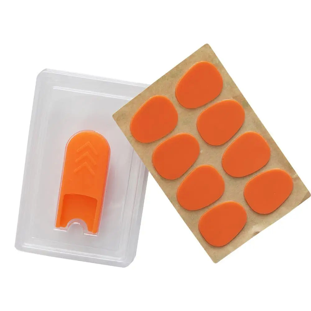 Подушка для большого пальца саксофона + 0 8 мм оранжевые накладки мундштука