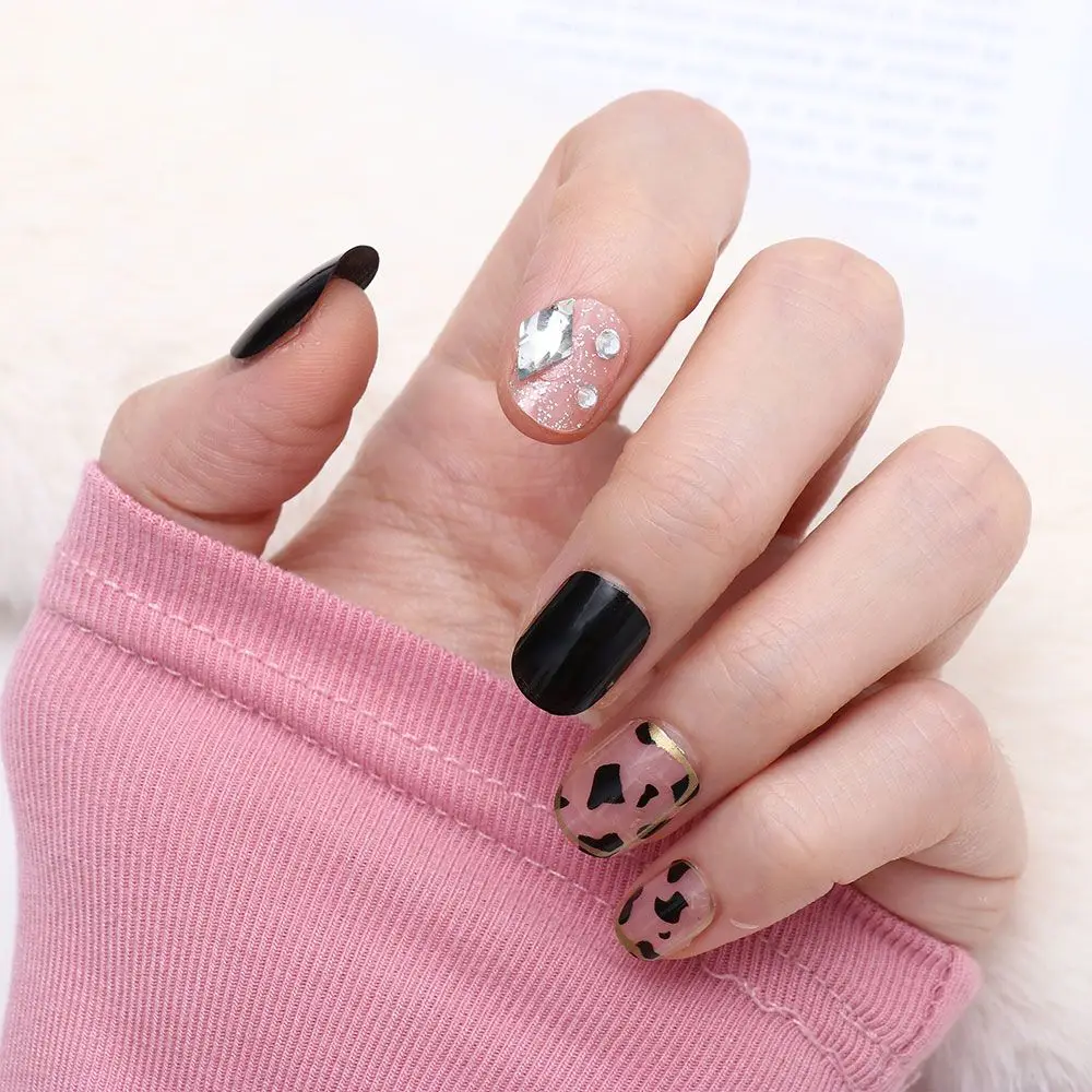 

Removable Beauty Fashion Patch Nail Art Hand Decoration False Nails Manicure