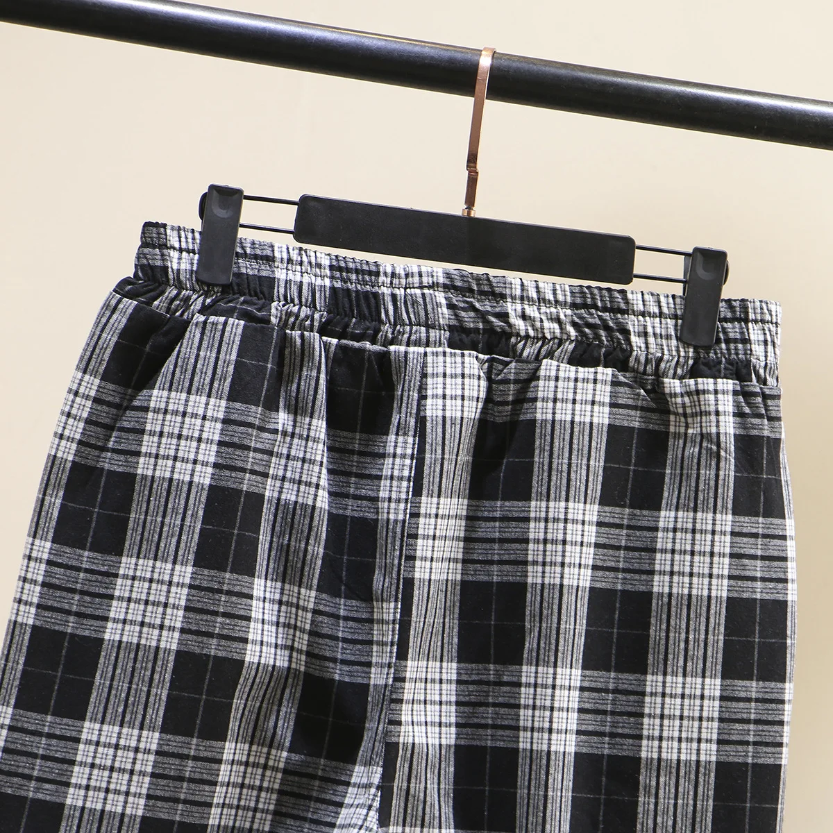 2020 весенние женские шаровары свободные повседневные клетчатые брюки с