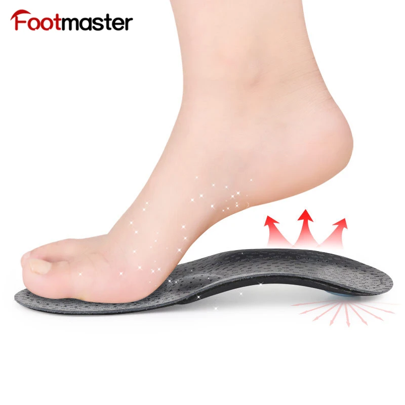 FootMaster спортивные стельки с поддержкой арки амортизация подошвенный фасциит