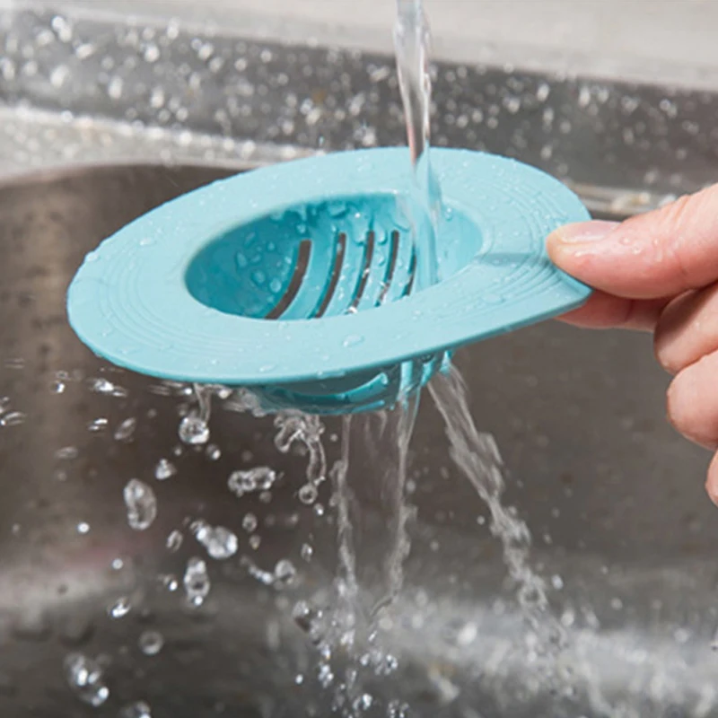 1 шт. силиконовых кейсов Кухня Раковина фильтр водяные пробки заказанных кабелей