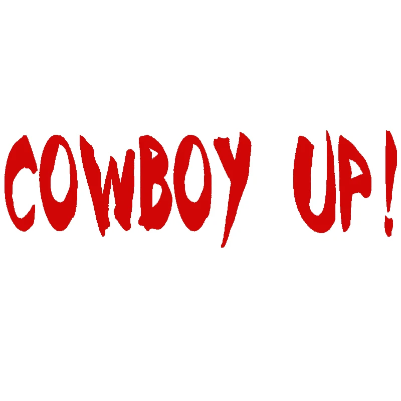 EmpireYing 8 Colors Professional Production English Alphabet Car Sticker Cowboy Up Styling Waterproof Reflective Vinyl Decals | Автомобили