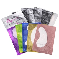 50 pairs eyelash pad gel patch grafting eyelashes under eye patches for eyelash extension paper sticker wraps makeup tools