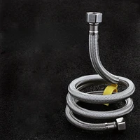 new basin dish hot and cold water inlet pipe pointed hose steel wire explosion proof metal plumbing hoses various length styles