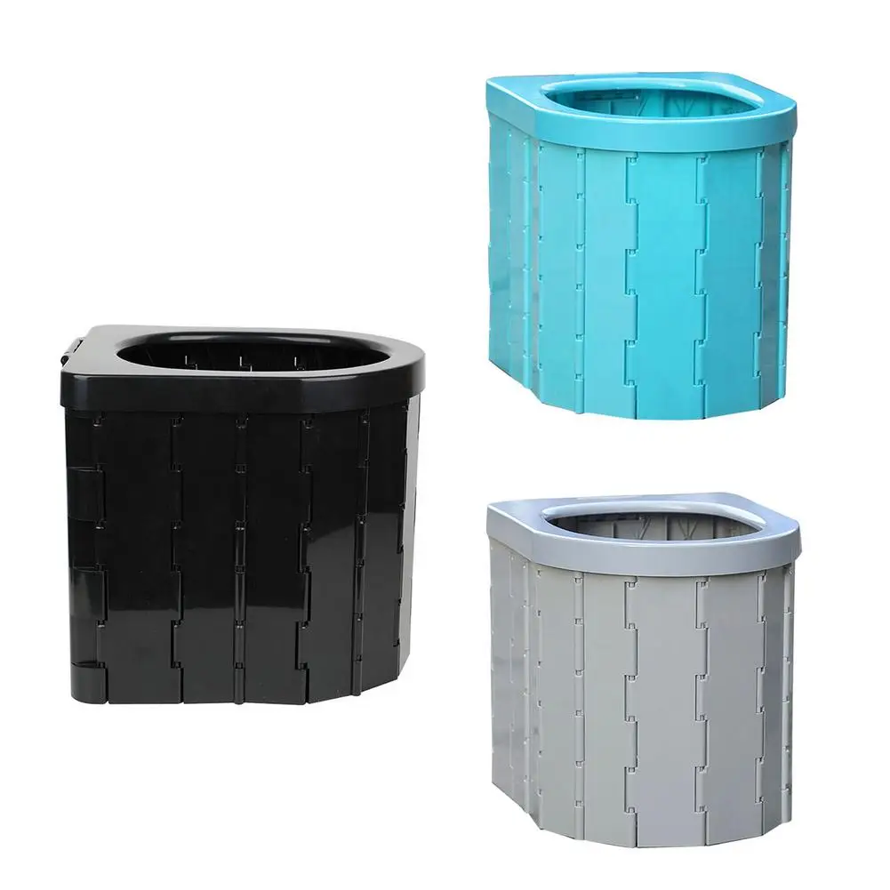 

Портативный цельный складной унитаз, встроенный в транспортное средство, стул для аварийного туалета, для самостоятельного вождения, кемпи...