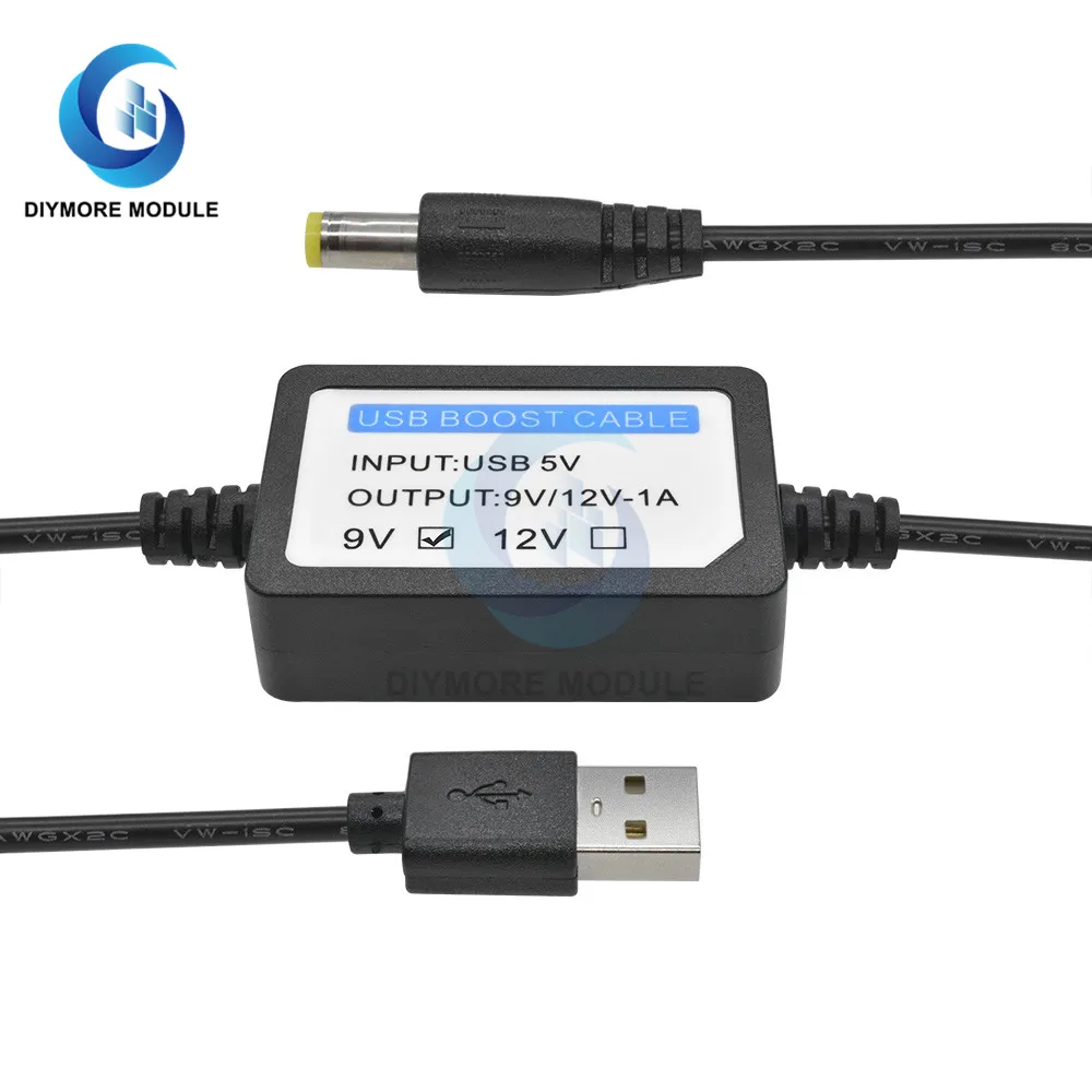 USB-кабель для зарядки адаптер питания постоянного тока от 5 В до 9 В/12 1 А