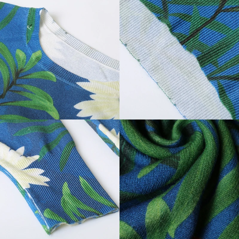 XIKOI Женские Повседневные свитера с принтом пуловеры зимние трендовые круглым