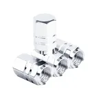 4 шт. Theftproof алюминиевое колесо автомобиля шины клапаны шин колпачки для остановки воздуха Герметичный Cove