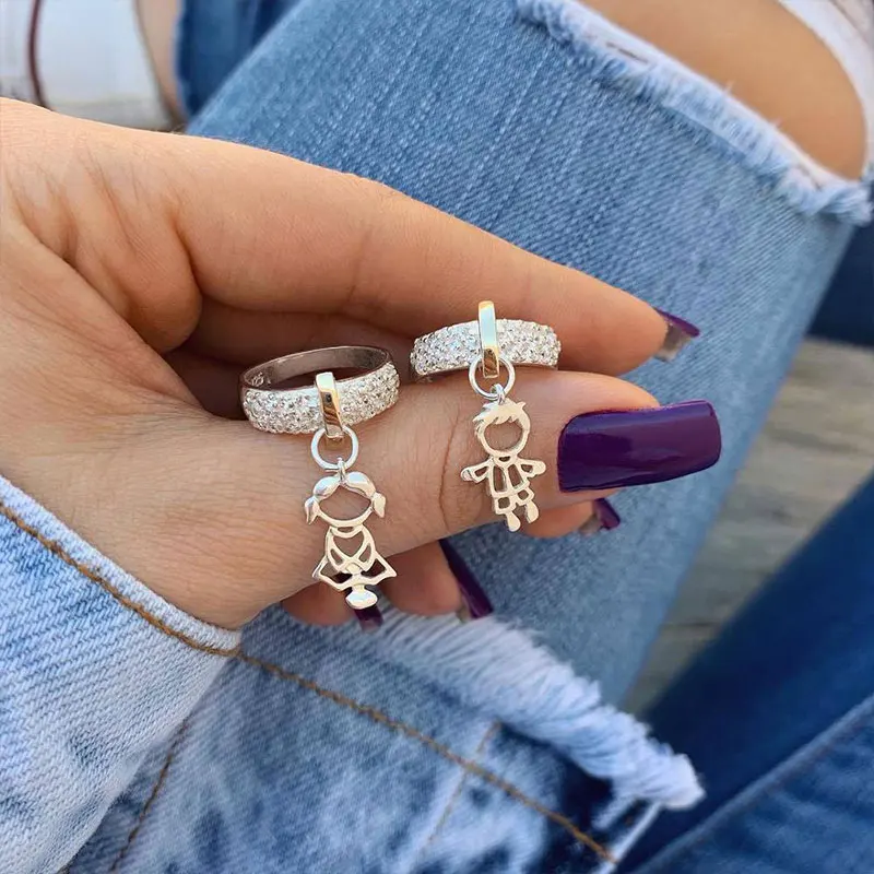 

Couple ring cute girl handsome boy fashion ring confession surprise gift anniversary ring