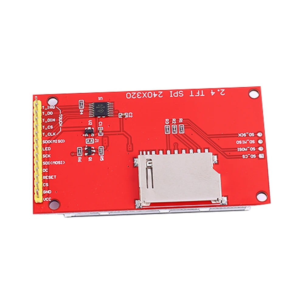 Модуль сенсорного ЖК-дисплея 2 4 дюйма SPI 320x240 RGB TFT драйвер ILI9341 320*240 3 В/5 В IPS LCD с