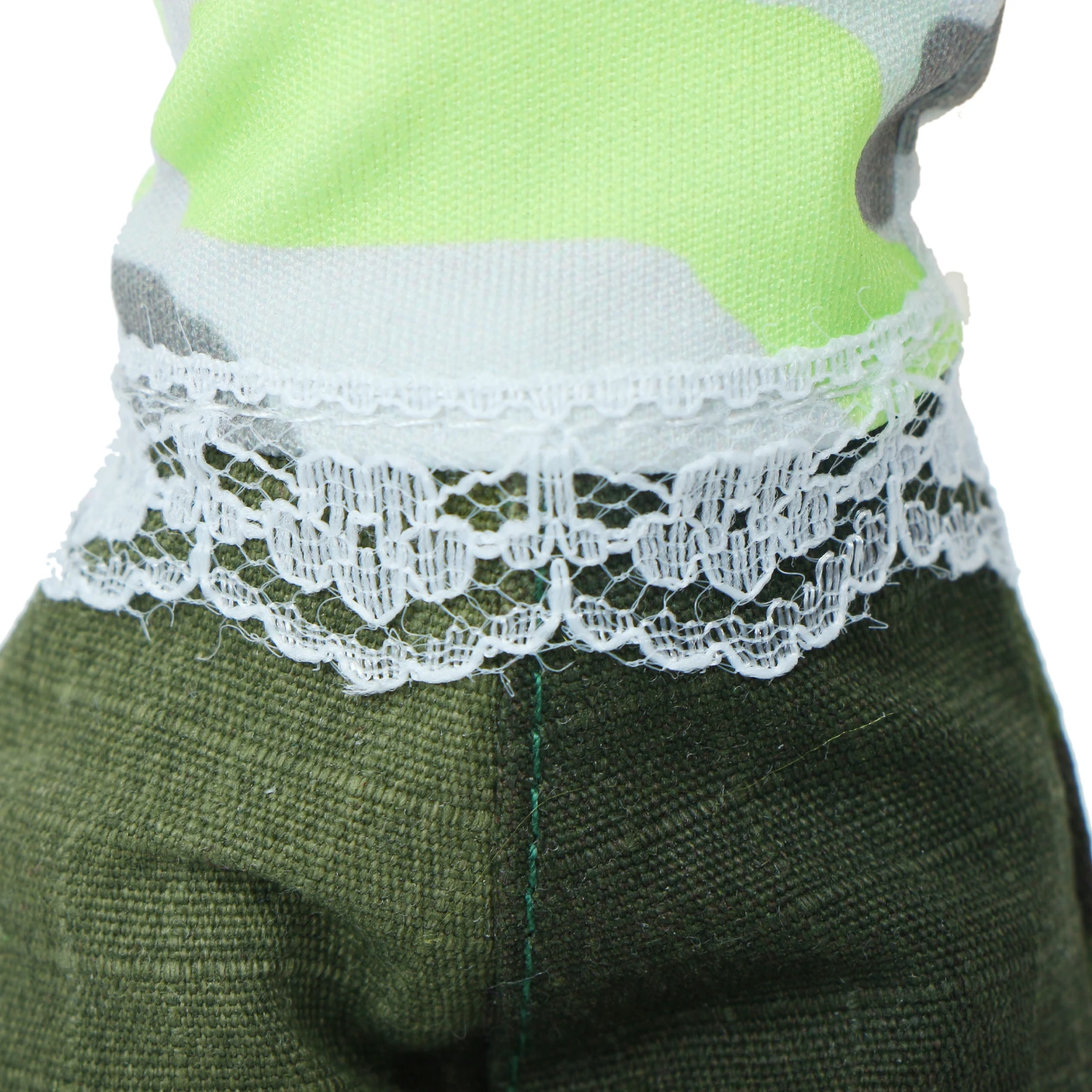 1 комплект летний наряд желтый кружевной жилет топы зеленые камуфляжные брюки