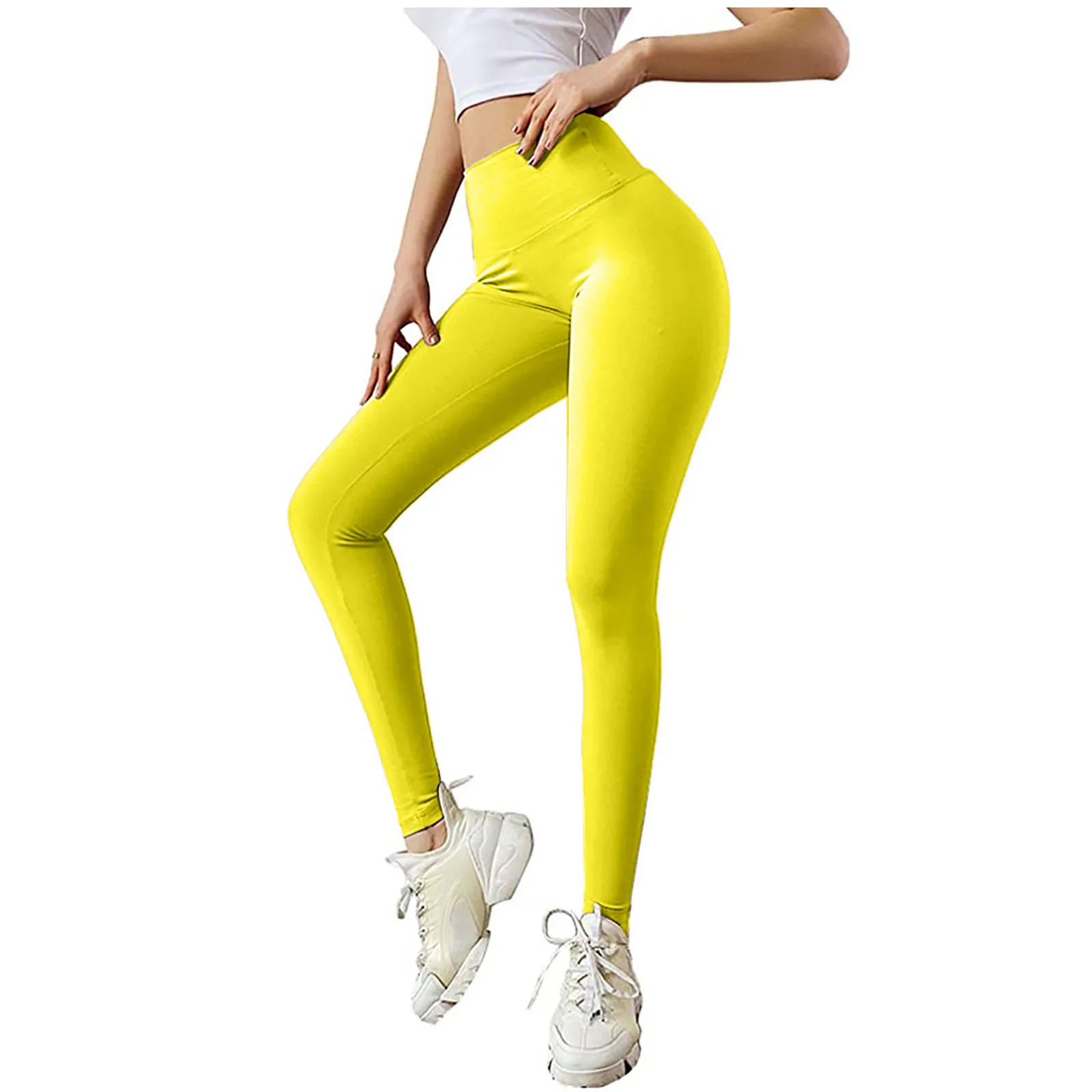 

2021 Fashion Women Leggings Solid Color Shrink Hip Lifting Elastic High Waist Fitness Running Bandage Bow Ladies Leggings Pants