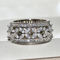 tr2032 engagement ring 925 womens anniversary sterling silver wedding ring bridal set