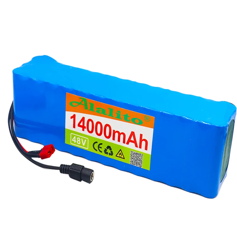 Высокая емкость 48v батарея 14Ah 1000w 13S3P комплект литий ионный батарей Аккумулятор