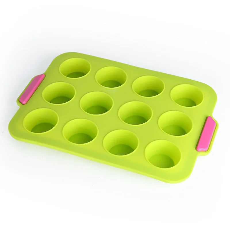

Cake Bread Baking Muffin Cake Non-stick Novice Baking Mold 12 Continuous Mold Baking Tray
