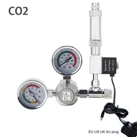 zrdr diy aquarium co2 regulator non return bubble counter independent solenoid valve kit fish tank co2 pressure reducing valve