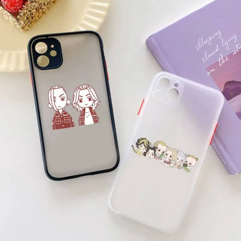 

Tokyo Revengers anime cute Phone Case matte transparent For iphone 7 8 11 12 plus mini x xs xr pro max cover