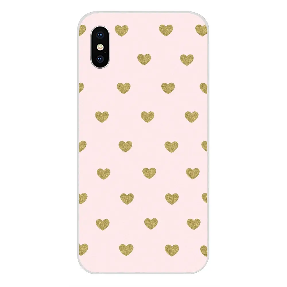 Мягкий модный чехол для телефона в стиле ретро с сердечками Xiaomi Redmi Mi 4 7A 9T K20 CC9 CC9e