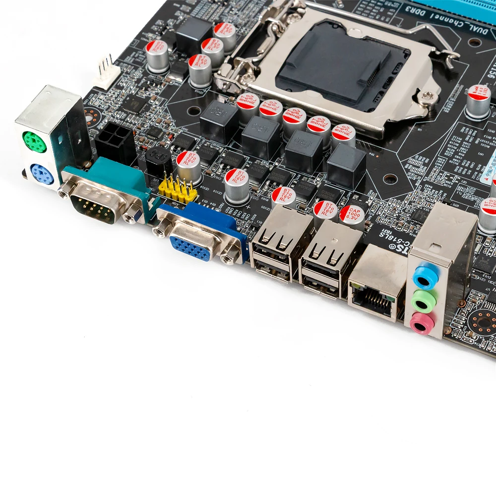 Huanan Zhi H55 материнская плата для Intel LGA 1156 i3 i5 i7 DDR3 16 Гб SATA2.0 PCI-E VGA COM M-ATX | Компьютеры и