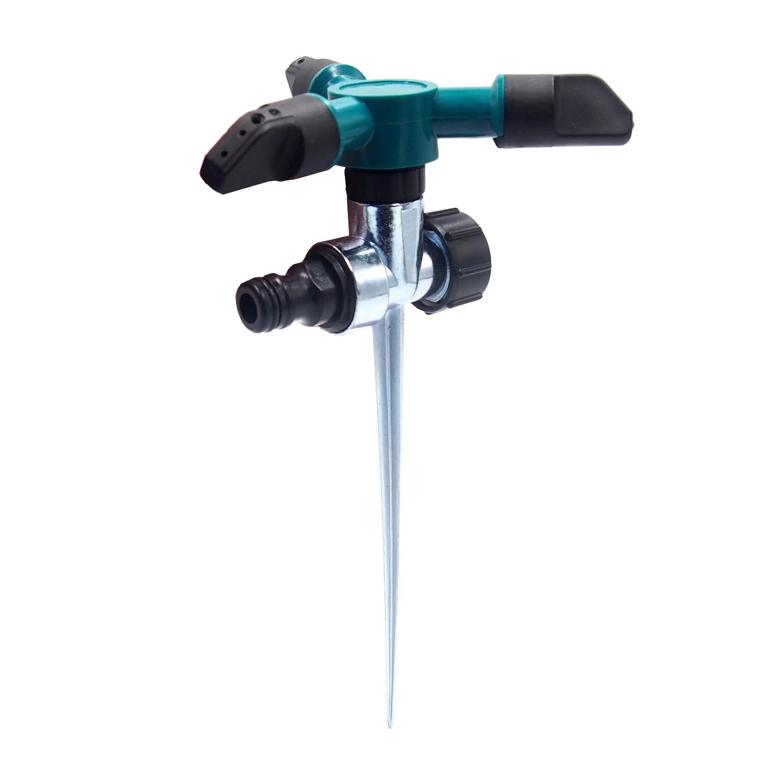 

Вращающийся на 360 градусов трехосевой опрыскиватель для воды для садовой системы орошения газона с подставкой для двора выше