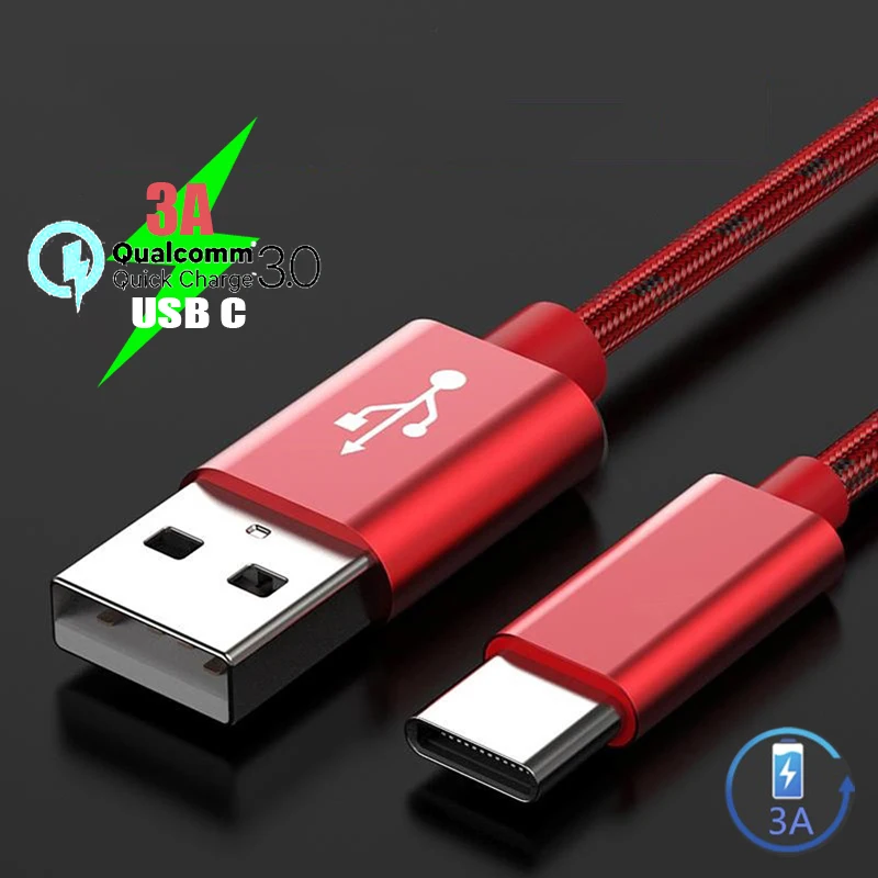 Usb-кабель 3A Micro USB C кабель для быстрой зарядки 3 0 зарядный Samsung Huawei Xiaomi Honor Redmi POCO LG |