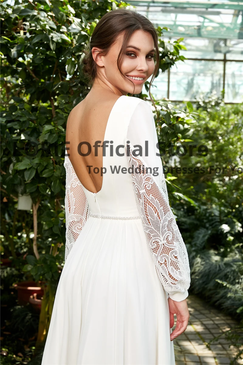 Свадебные платья LORIE цвета слоновой кости осень 2020 женское пляжное элегантное