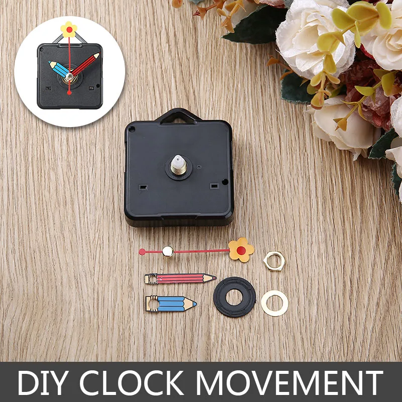 

1Set High Quality Wall Clock Movement Mechanism Repair Parts Mute Hanging DIY Clocks Accessories Kit