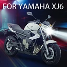 Светодиодные линзы для мотоцикла Yamaha XJ6 H4, модифицированные аксессуары, дальний и ближний свет, Cafe Racer Enduro HS1 9003, мотоциклетная передняя лампа